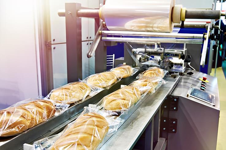 Industrial food packaging machine